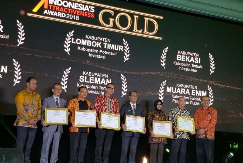 Malam penganugerahan Indonesia's Attractiveness Award 2018 di JW Marriot Jakarta. 