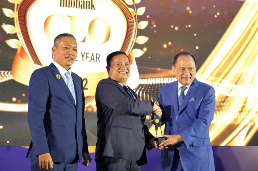 Malam penghargaan ajang Award CEO Of The Year, Infobank TOP 100 CEO & The Next Leaders Forum 2022 di Hotel Pullman, Rabu (23/11/2022).