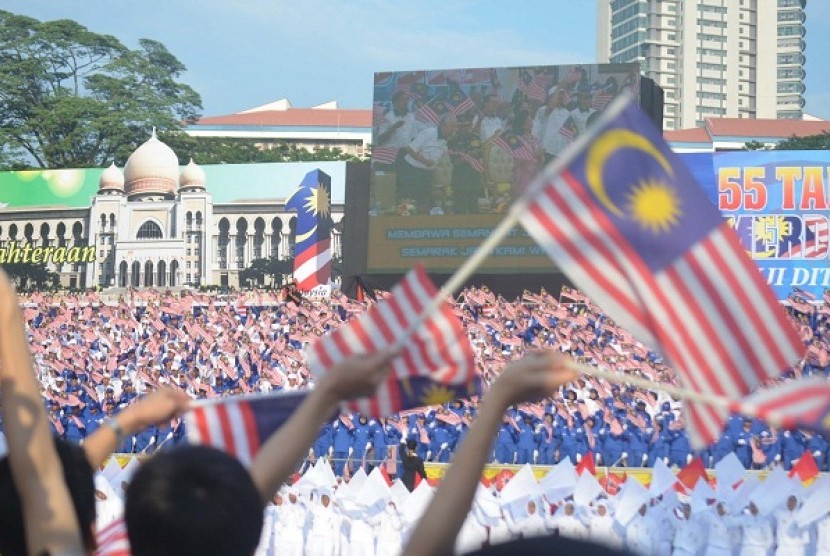 Malaysia during Independence Day's celebration in Kuala Lumpur on Friday. 