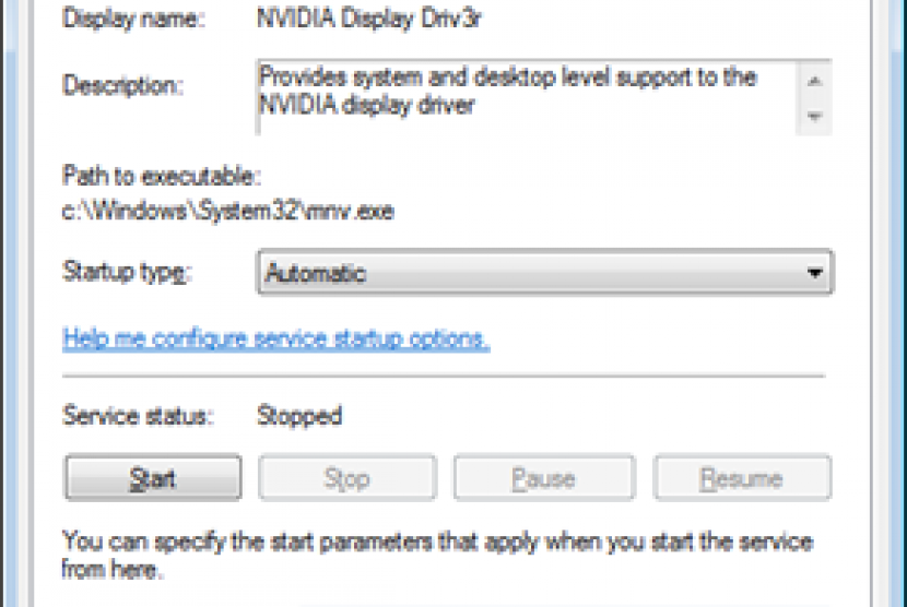 Malumpos yang menyaru NVIDIA display driver