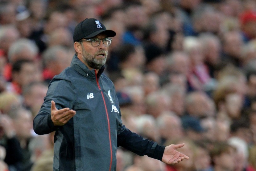 Pelatih Liverpool Juergen Klopp.