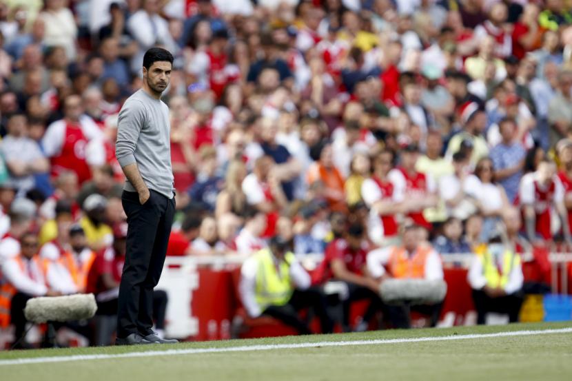 Manajer Arsenal Mikel Arteta.