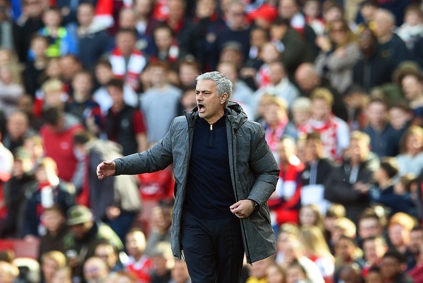 Manajer MU Jose Mourinho.