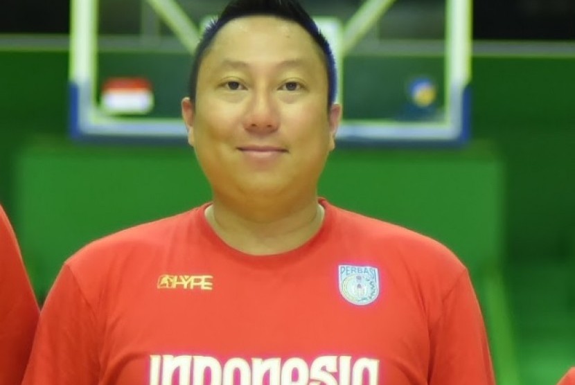 Manajer timnas basket putra Indonesia Maulana Fareza Tamrella.