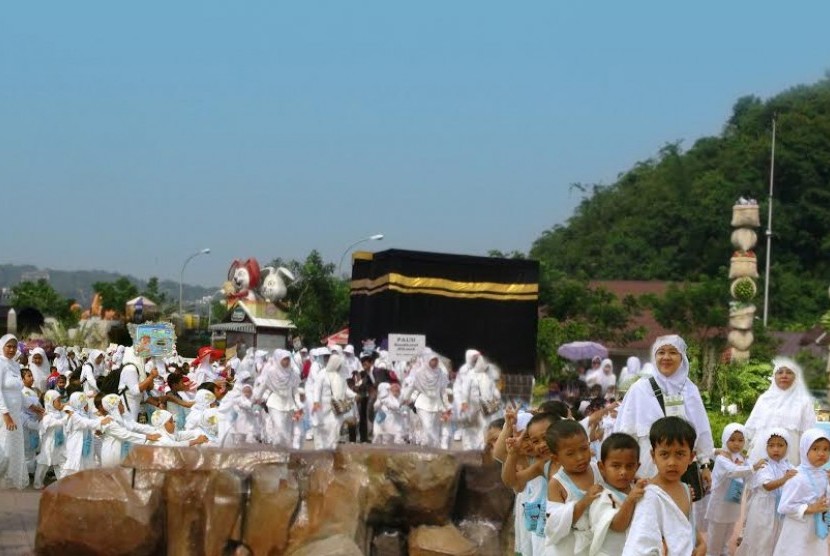 Manasik haji siswa PAUD Tangerang