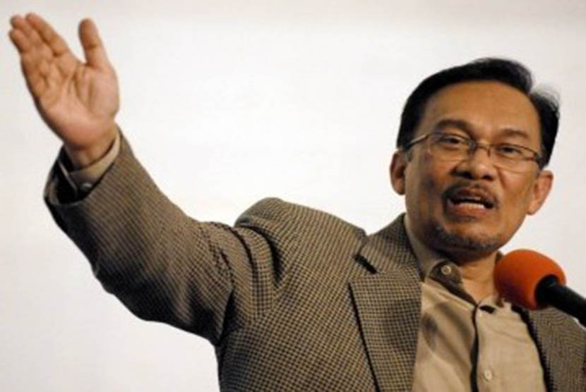 Mantan Deputi Perdana Menteri Malaysia Anwar Ibrahim.