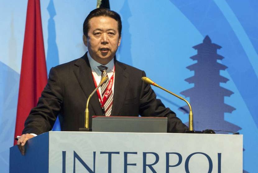 Mantan kepala Interpol Meng Hongwei