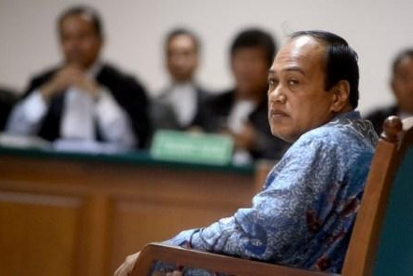 Mantan Kepala Korps Lantas Kepolisian RI, Irjen Pol Djoko Susilo menjalani sidang di Pengadilan Tindak Pidana Korupsi, Jakarta Selatan.