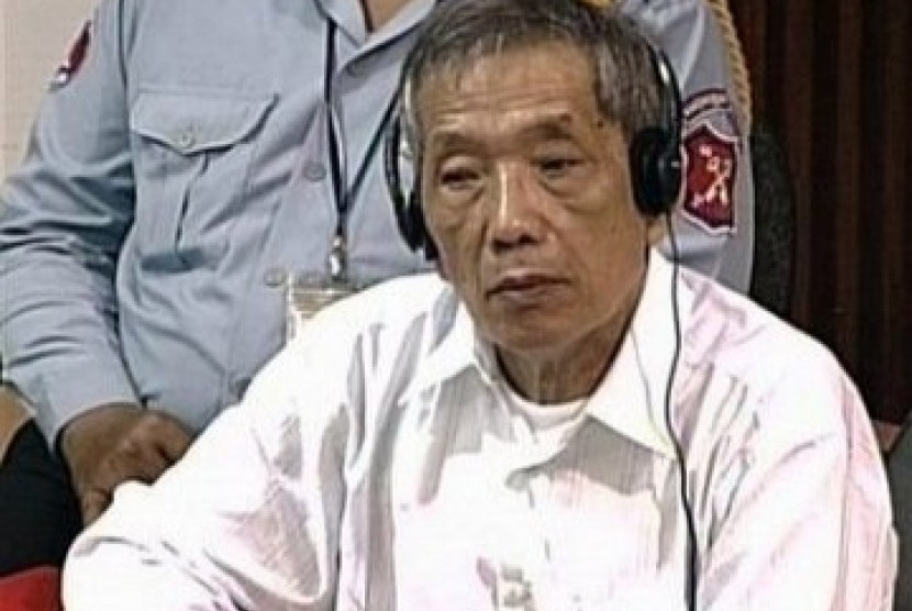 Mantan kepala penjara Khmer Merah, Kaing Guek Eav atau Kamerad Duch