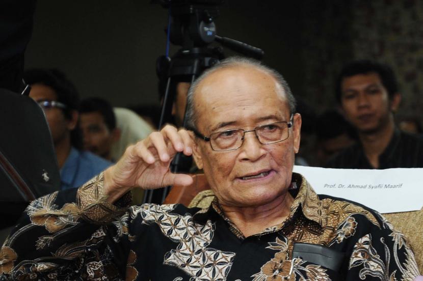 Mantan ketua Umum PP Muhammadiyah Ahmad syafii Ma
