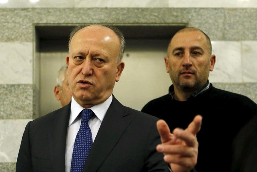 Mantan Menteri Kehakiman Lebanon Ashraf Rifi 