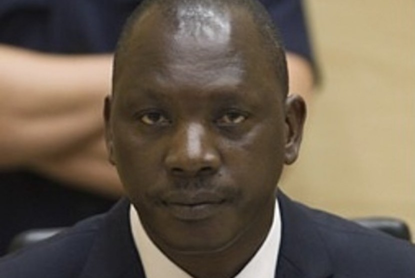 Mantan panglima perang Kongo, Thomas Lubanga Dyilo.