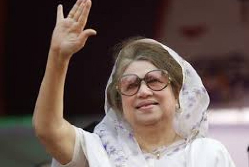 Mantan perdana menteri Bangladesh, Begum Khaleda Zia.