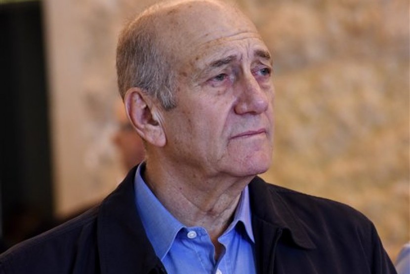 Mantan Perdana Menteri Israel Ehud Olmert.