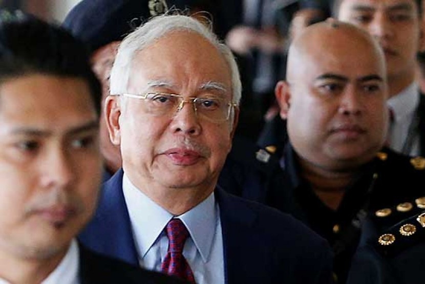 Mantan perdana menteri Malaysia Najib Razak.