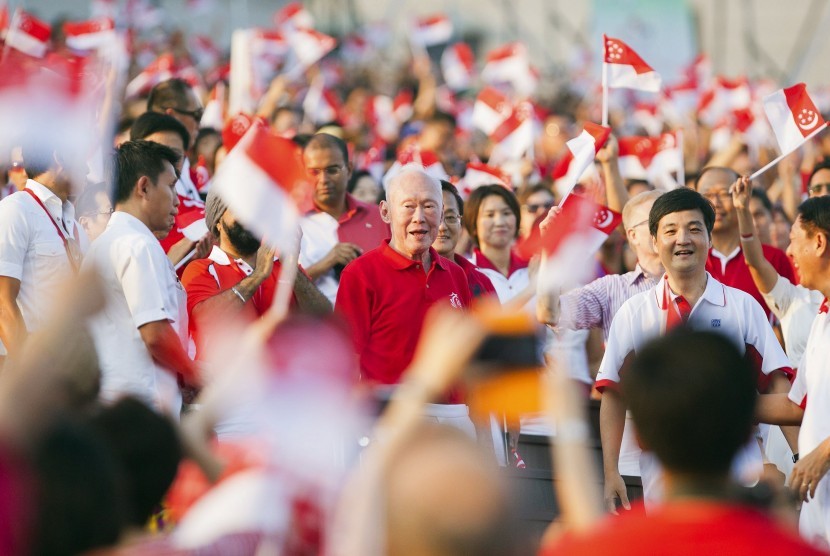 Mantan PM Singapura Lee Kuan Yew 