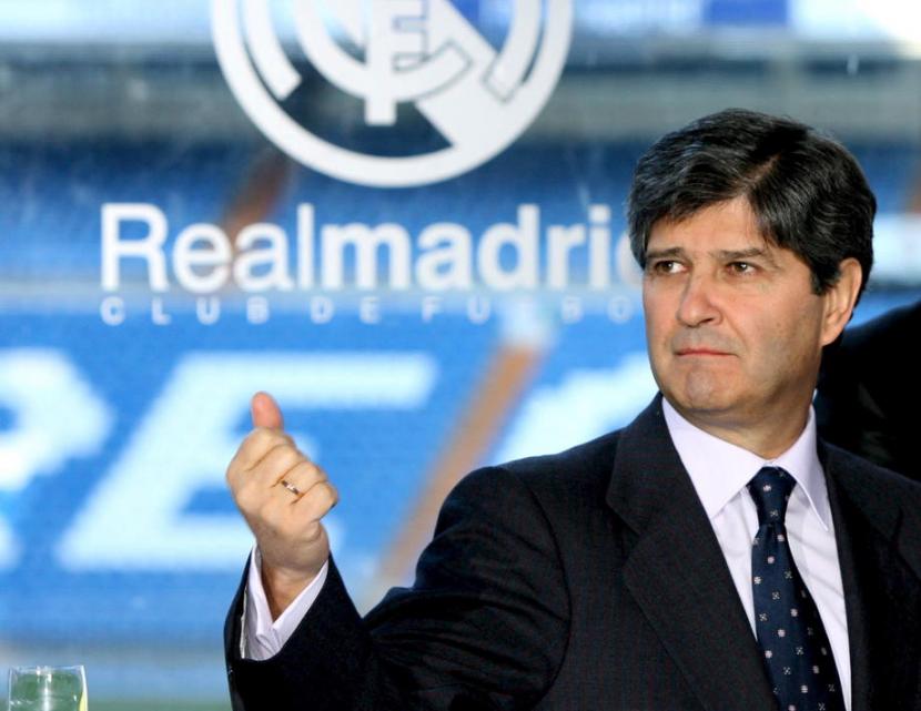 Mantan presiden klub Real Madrid Fernando Martin Alvarez.