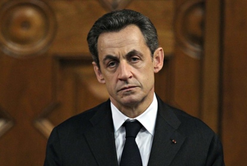 Mantan presiden Prancis, Nicolas Sarkozy.