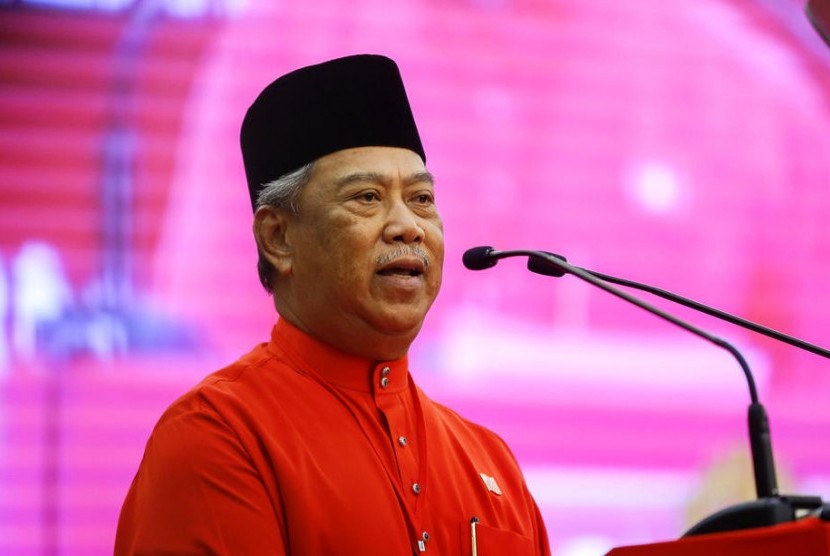 Mantan wakil Perdana Menteri Malaysia dan presiden Partai Persatuan Adat Malaysia (PPBM), Muhyiddin Yassin 
