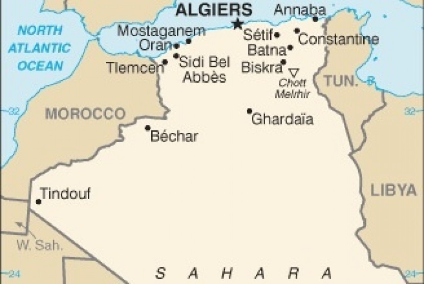 Map of Algiers