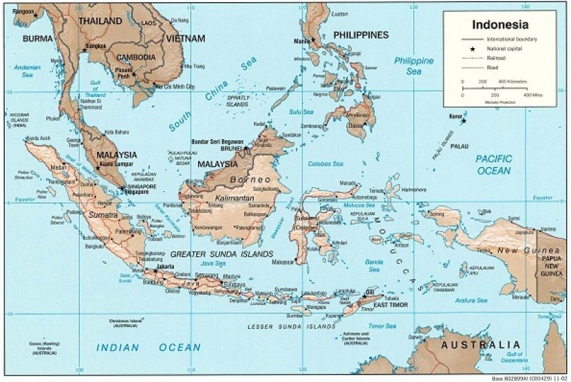 Peta Indonesia (ilustrasi)