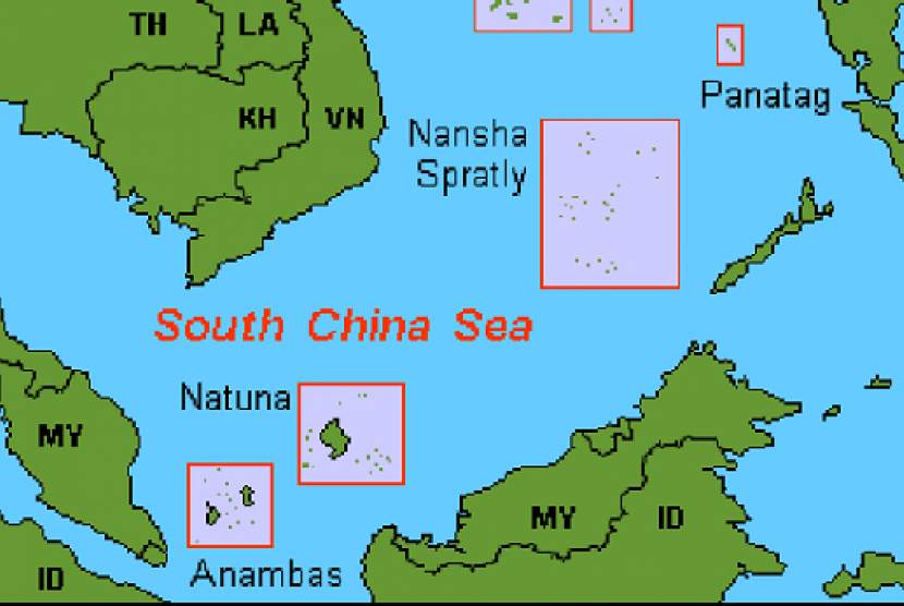 Map of Natuna Islands