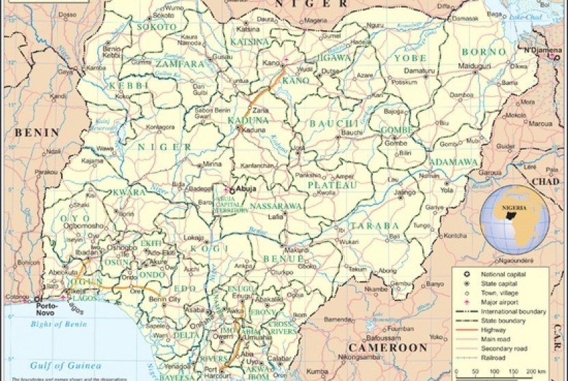 Map of Nigeria