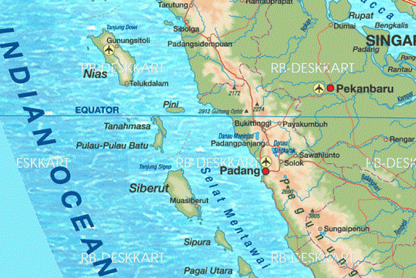 Map of Sumatra