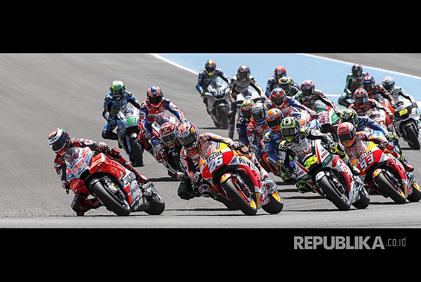 Balapan MotoGP Spanyol di Sirkuit Jerez. (ilustrasi)