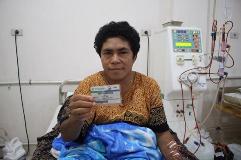 Maria asal Pangkalpinang, pasien cuci darah yang terbantu dengan program JKN KIS.