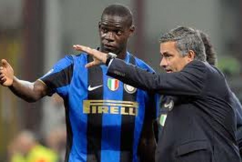 Mario Balotelli dan Jose Mourinho