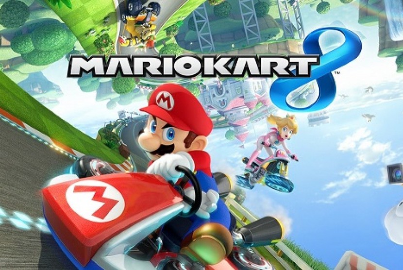 Mario Kart. Ilustrasi