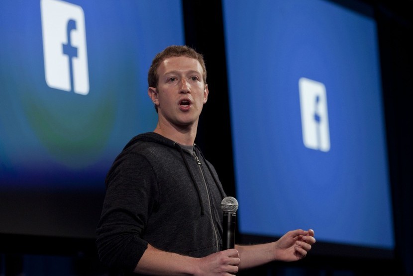 Mark Zuckerberg. Facebook tak segera menghapus unggahan yang menyerukan penggunaan senjata saat demo di Kenosha.