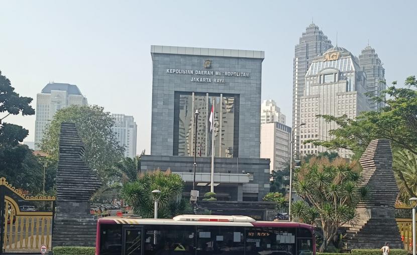 Markas Polda Metro Jaya di Semanggi, Jakarta Selatan.