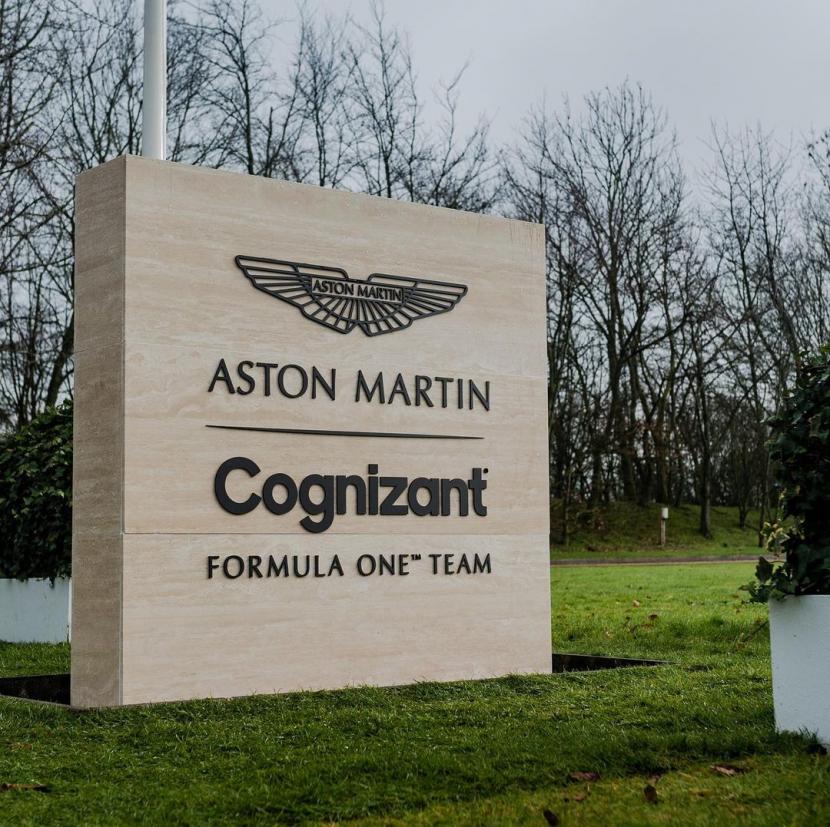 Markas utama Aston Martin F1 di Silverstone, Inggris.