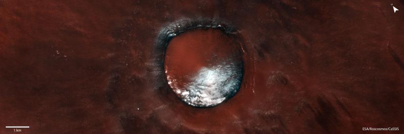 Mars terlihat seperti sebuah kue red velvet yang menakjubkan dari foto TGO