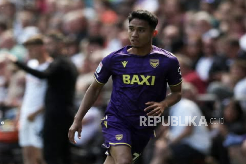 Marselino Ferdinan membuat debut di liga bersama Oxford United saat menghadapi Swansea City di Divisi Championship.