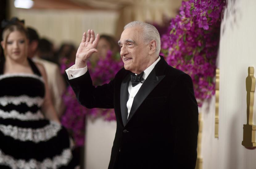 Martin Scorsese tiba di Oscar pada ahad, 10 Maret 2024, di Teater Dolby di Los Angeles. 