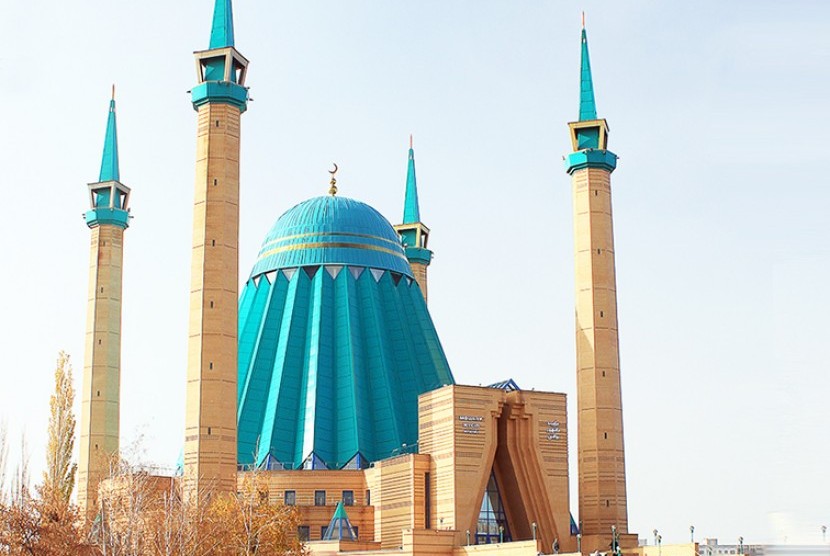 Mashkur Jusup Central Mosque at Kazakhstan