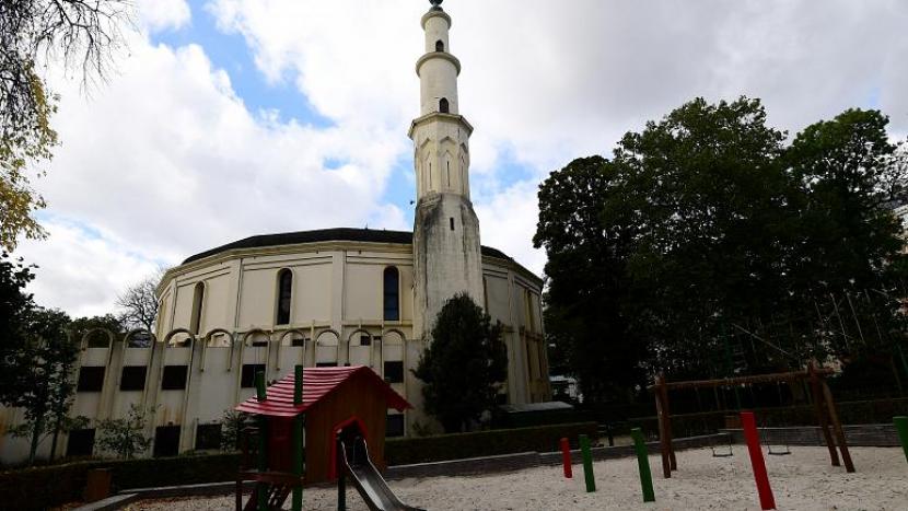 Muslim Belgia mengalami diskriminasi dalam sejumlah ruang publik. Masjid Agung di Brussel, Belgia.