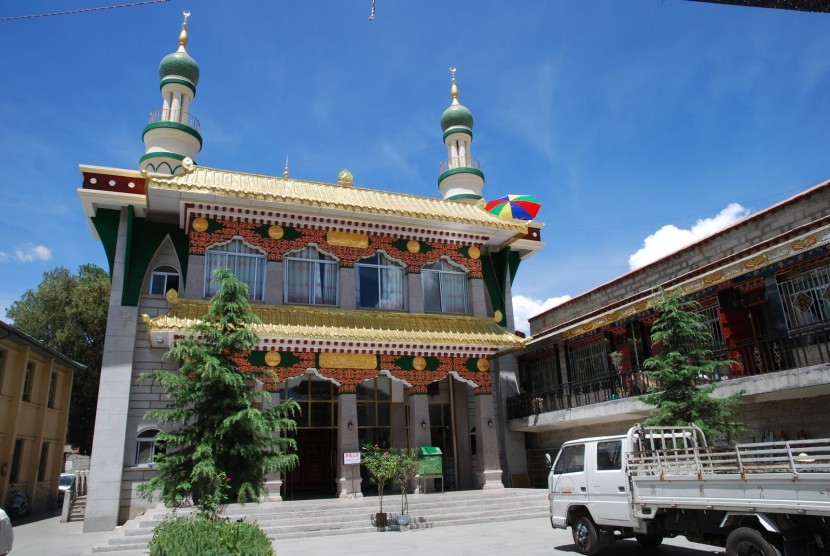 Masjid Agung Lhasa, Tibet.