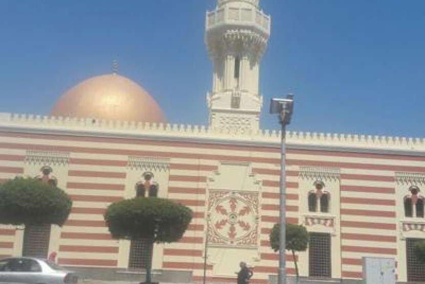 Kementerian Wakaf Mesir Bantah Rumor Masjid Dibuka. Masjid Al-Abbasi di Port Said, Mesir setelah selesai direnovasi