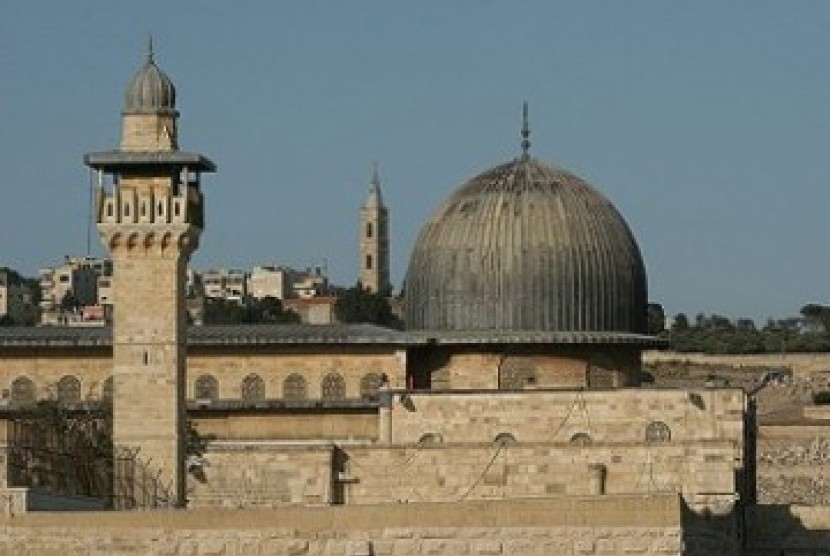 Ulama Palestina Keluarkan Fatwa Larang Persetujuan dengan AS. Foto: Masjid Al Aqsa