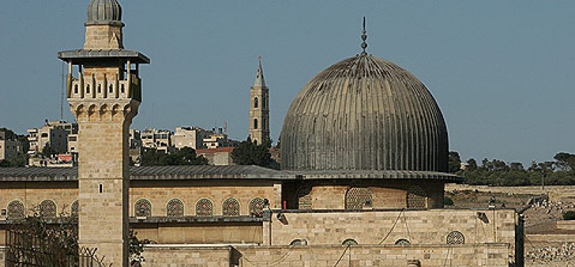 Masjid Al-Aqsha di Baitul Maqdis, Palestina.