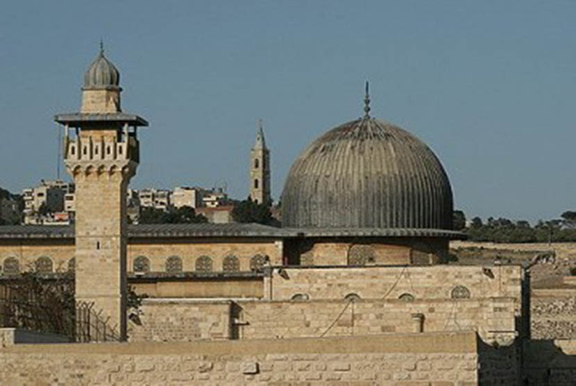 Masjid Al-Aqsha di Baitul Maqdis, Palestina.