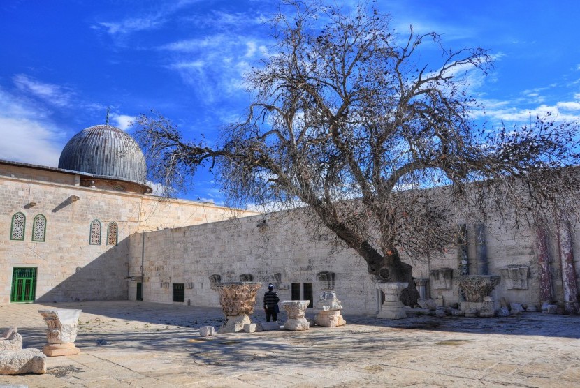 Masjid Al-Aqsha  di Yerusalem, Palestina.