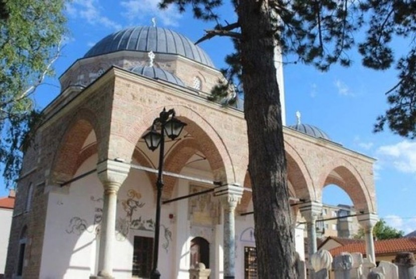 Masjid Ali Pasha di Ohrid, Makedonia Utara. 