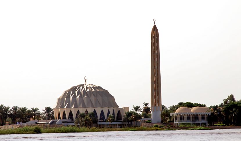 Masjid an-Nilin di Sudan.