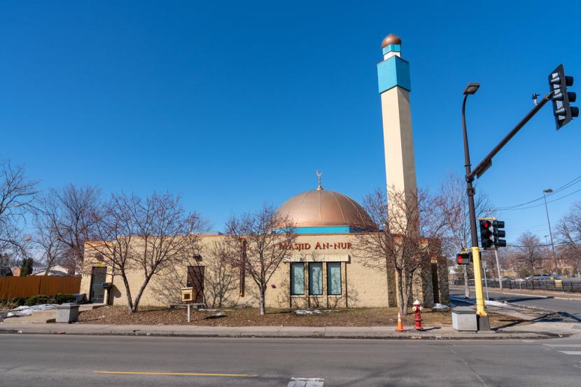 Dua Masjid Minneapolis Rusak akibat Kebakaran. Foto:   Masjid An Nur 