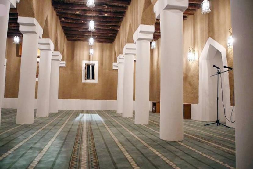 Masjid bersejarah Al-Muqbel di distrik Al-Basr , utara Riyadh.